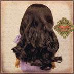 Wavy Brown Parting Wig for 18" Girl (AD0008G)