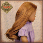 Wavy Light Brunette Parting Wig for 18" Girl (AD0008F)
