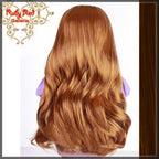 Wavy Brunette Parting Wig for 18" Girl (AD0008E)