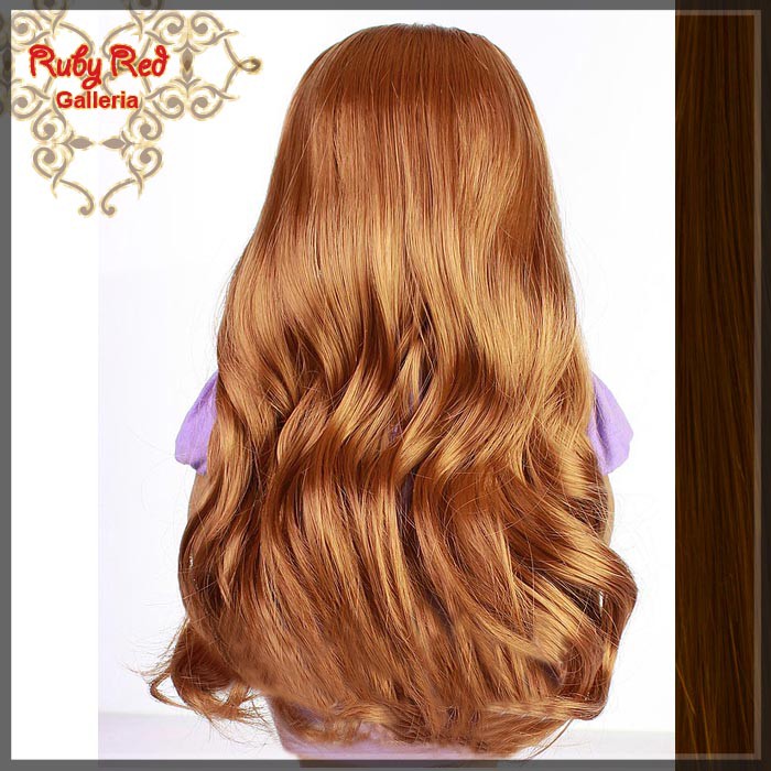 Wavy Brunette Parting Wig for 18" Girl (AD0008E)