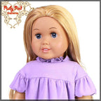 Wavy Frosted Blonde Parting Wig for 18" Girl (AD0008D)