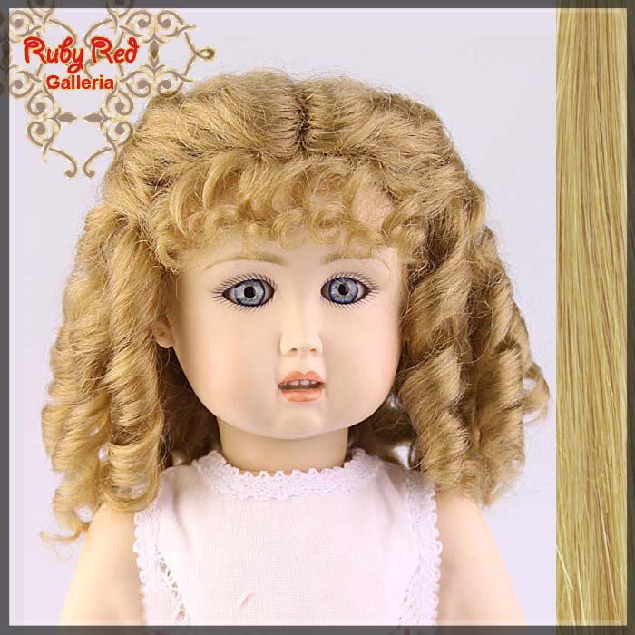 Ash Blonde Mohair Wig for 11.5" Bleuette Doll (ED0009M4)