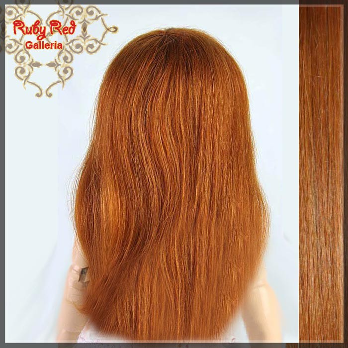 Auburn Style Mohair/Human Hair Wig for 11.5" Bleuette Doll Style 7 (ED0007MH3)