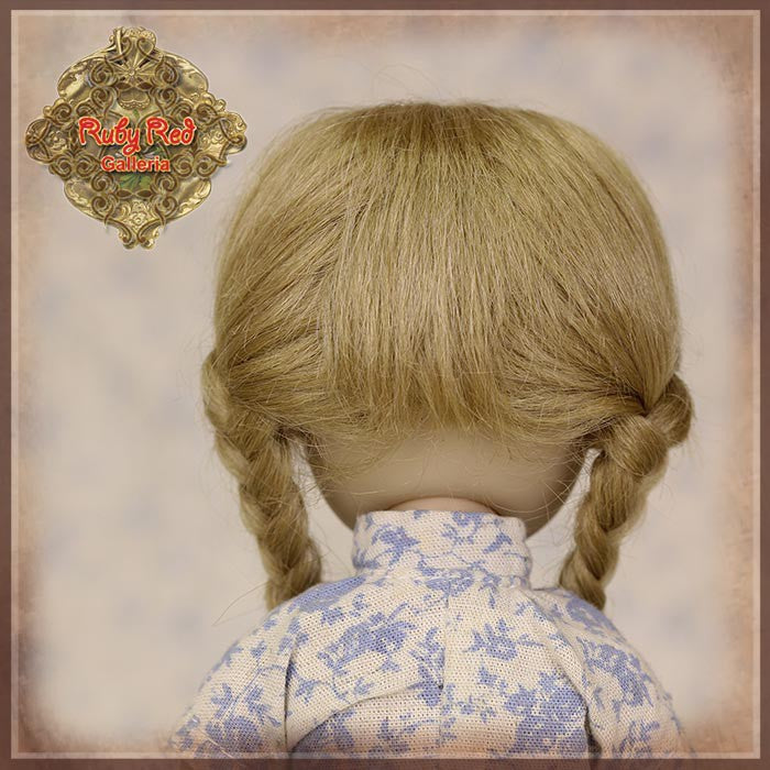 Blonde with Braids Mohair Wig for 8" Dolls (HD0014C)
