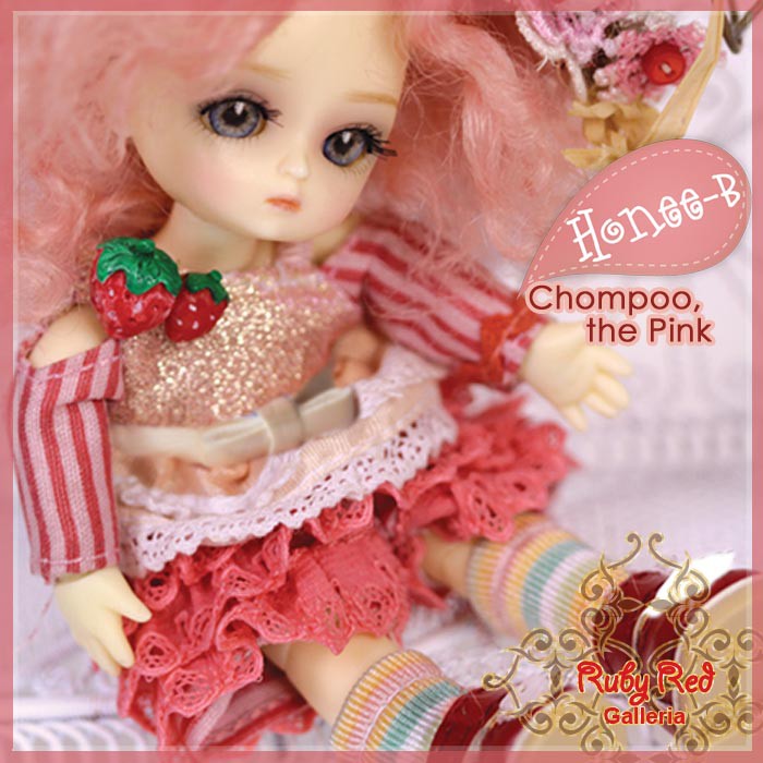 4.5'' Honee-B, Chompoo the Pink (CA0012A)