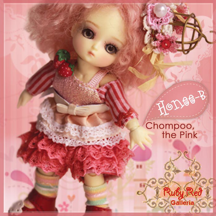 4.5'' Honee-B, Chompoo the Pink (CA0012A)