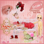 4.5'' Honee-B, Chompoo the Pink (CA0012A)