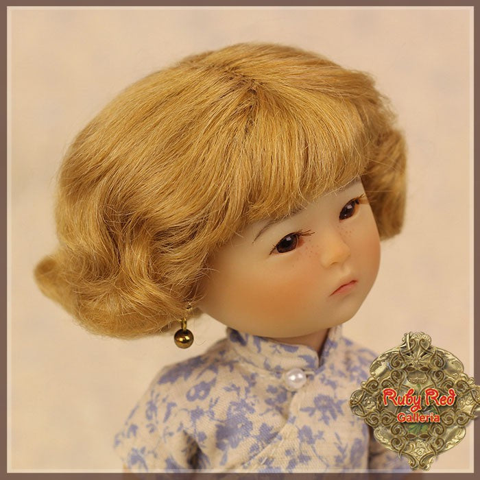 Blonde Mohair Wig for 8" Dolls (HD0015A)