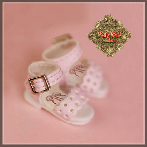 2.2cm Pink Sandals for Blythe, Pullip & Momoko Dolls (RH0078B)
