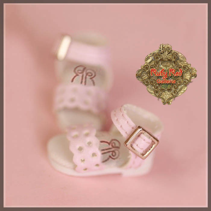 2.2cm Pink Sandals for Blythe, Pullip & Momoko Dolls (RH0078B)
