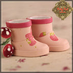 2.2cm Pink Strawberry Rain Boots for Blythe, Pullip & Momoko Dolls (RH0076A)