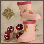 2.2cm Pink Strawberry Rain Boots for Blythe, Pullip & Momoko Dolls (RH0076A)