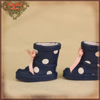 2.2cm Polka Dot Navy Blue Rain Boots Blythe, Pullip & Momoko Dolls (RH0074A)