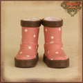 2.2cm Polka Dots Pink Rain Boots for Blythe, Pullip & Momoko (RH0073A)