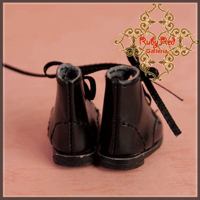 2.2cm Black Boots for Blythe, Pullip & Momoko Dolls (RH0064A)