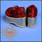 2.2cm Red Platform Shoes for Blythe, Pullip & Momoko Dolls (RH0061A)