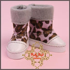 2.2cm Leopard Pattern Boots for Blythe, Pullip & Momoko (RH0060A)