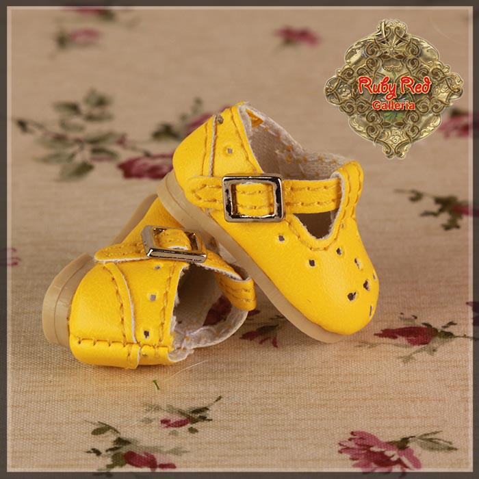 2.2cm Yellow Shoes for Blythe, Pullip & Momoko Dolls (RH0057B)
