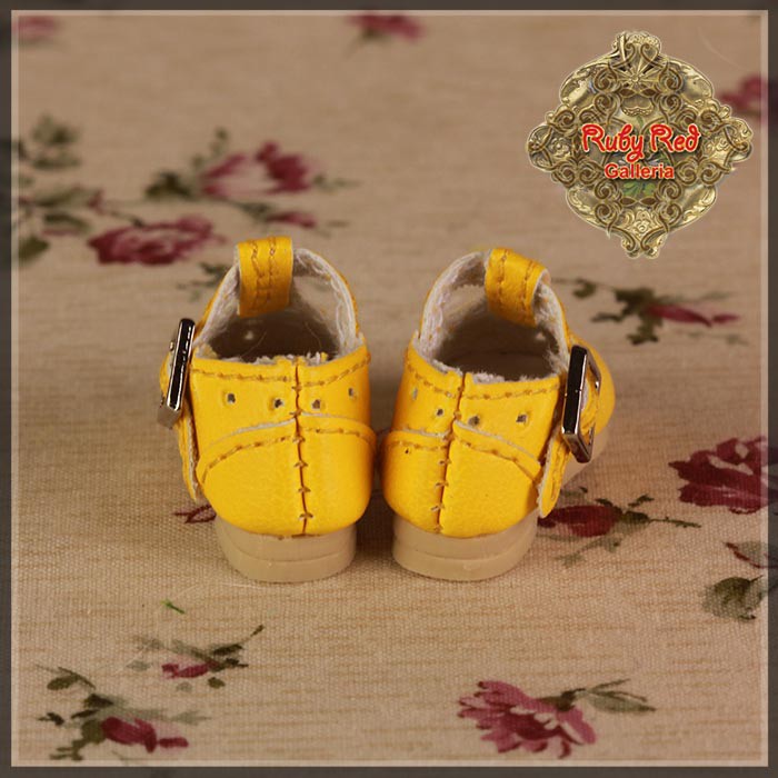 2.2cm Yellow Shoes for Blythe, Pullip & Momoko Dolls (RH0057B)