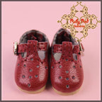 2.2cm Burgundy Shoes for Blythe, Pullip & Momoko (RH0057A)