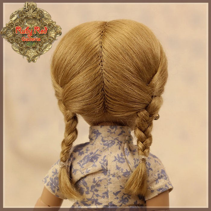 Blonde with Braids Mohair Wig for 8" Dolls (HD0019C)