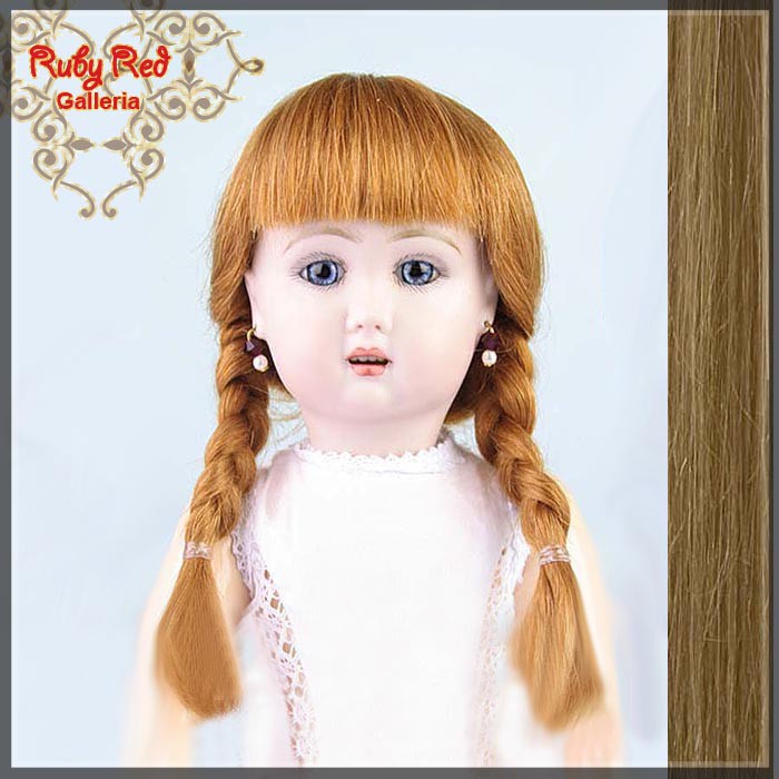Ash Blonde Mohair/Human Hair Wig for 11.5" Bleuette Doll Style 6(ED0006MH4)