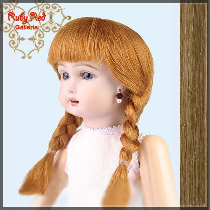 Ash Blonde Mohair/Human Hair Wig for 11.5" Bleuette Doll Style 6(ED0006MH4)