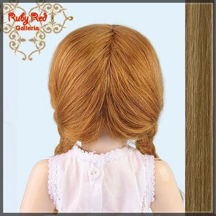 Ash Blonde Mohair/Human Hair Wig for 11.5" Bleuette Doll Style 6(ED0006MH4)