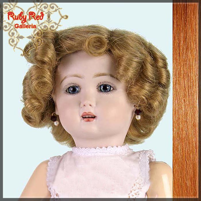 Auburn Human Hair/Mohair Wig for 11.5" Bleuette Doll (ED0005MH3)