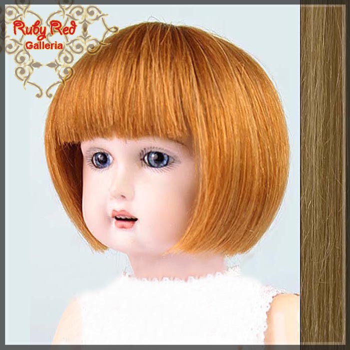 Ash Blonde Human Hair/Mohair Wig for 11.5" Bleuette Doll Style 4 (ED0004MH4)
