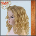 Auburn Human Hair/Mohair Wig for 11.5" Bleuette Doll Style 3(ED0003MH3)