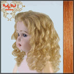 Auburn Human Hair/Mohair Wig for 11.5" Bleuette Doll Style 3(ED0003MH3)