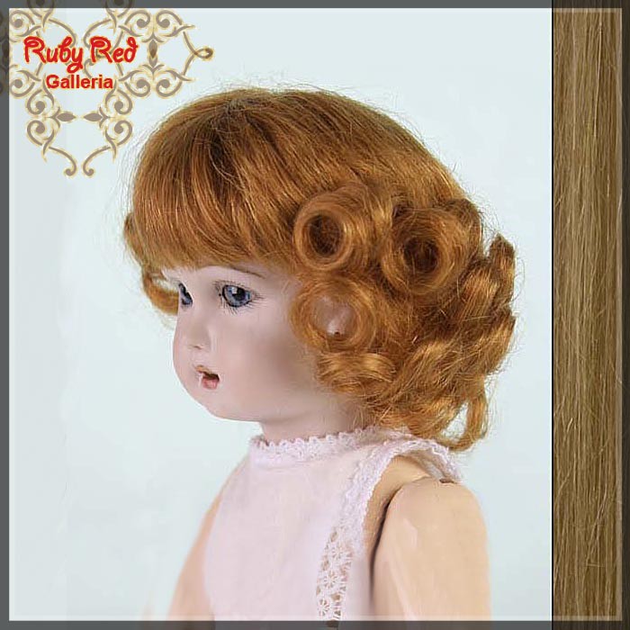 Ash Blonde Human Hair/Mohair Wig for 11.5" Bleuette Doll Style 2 (ED0002MH4)
