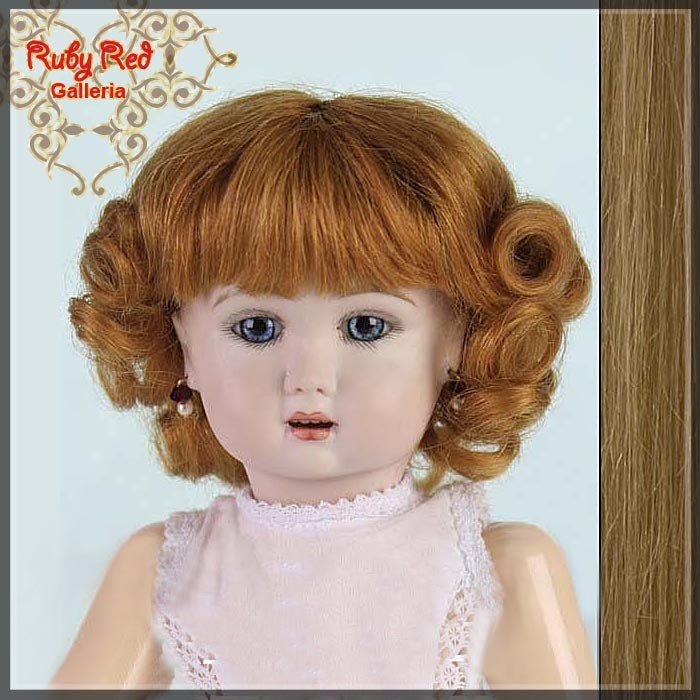 Ash Blonde Human Hair/Mohair Wig for 11.5" Bleuette Doll Style 2 (ED0002MH4)