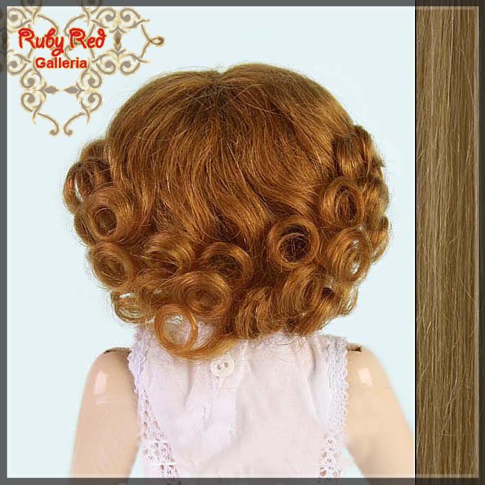 Ash Blonde Human Hair/Mohair Wig for 11.5" Bleuette Doll Style 2 (ED0002MH4)