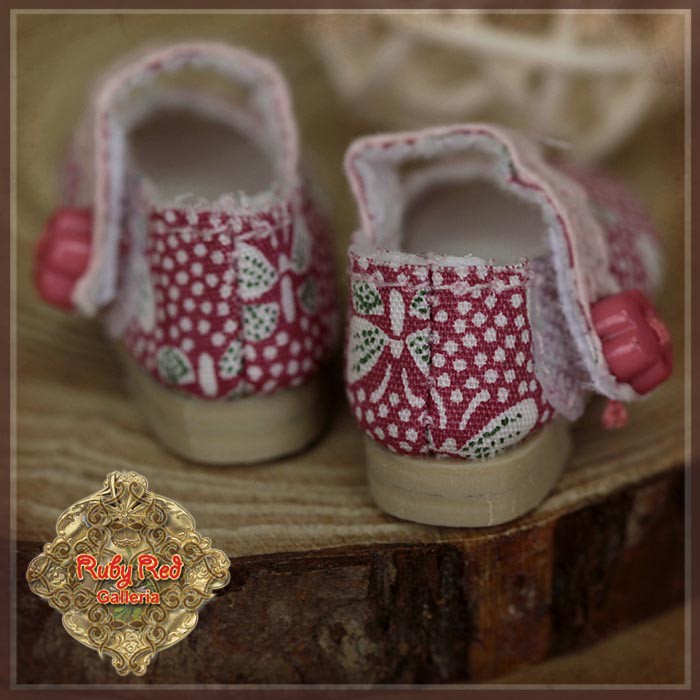Butterfly Print Shoes for 8" Dolls (HH0049B)