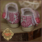 Butterfly Print Shoes for 8" Dolls (HH0049B)