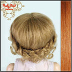 Auburn Human Hair/Mohair Wig for 11.5" Bleuette Doll Style 1 (ED0001MH3)