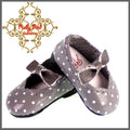 2.2cm Silver & Dots Butterfly Mary Jane for Blythe, Pullip & Momoko Dolls (RH0047H)