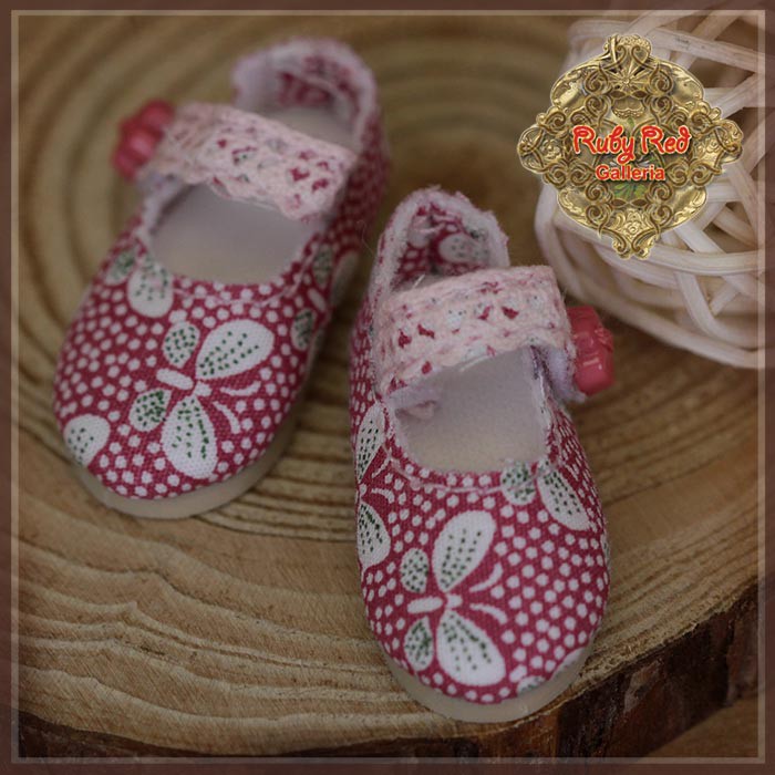 Butterfly Print Shoes for 8" Dolls (HH0049B)