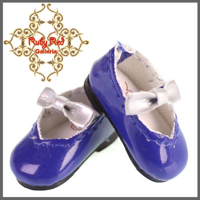 2.2cm Royal Blue Butterfly Mary Jane for Blythe, Pullip & Momoko Dolls(RH0047C)