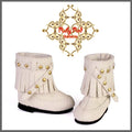 2.2cm White Ankle Boots for Blythe, Pullip & Momoko Dolls (RH0032A)