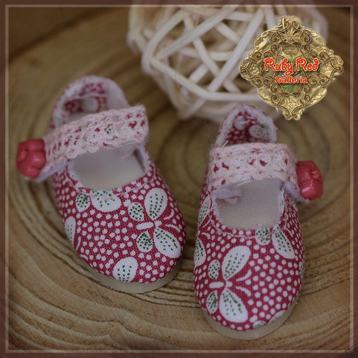 Butterfly Print Shoes for 8" Dolls (HH0049B)