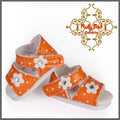 2.2cm Orange Flower Sandals for Blythe, Pullip & Momoko Dolls (RH0029A)