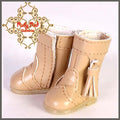 2.2 cm Khaki Cowgirl Boots for Blythe, Pullip & Momoko Dolls (RH0018D)