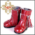2.2cm Red Cowgirl Boots Shoes for Blythe, Pullip & Momoko Dolls (RH0018B)