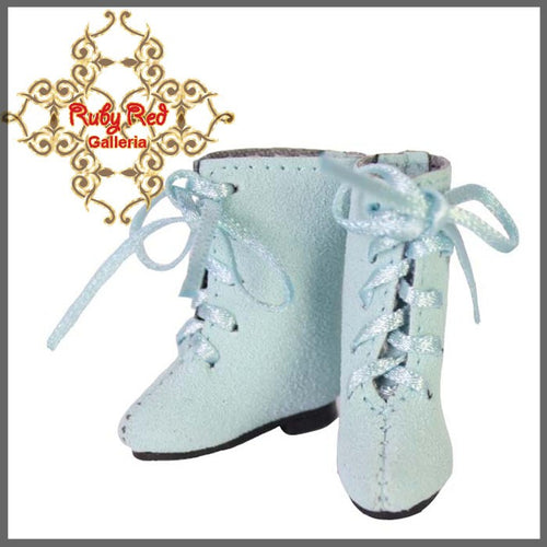 2.2cm Blueish Green Tie Bootie for Blythe, Pullip & Momoko Dolls (RH0014E)