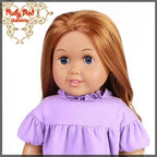 Wavy Auburn Parting Wig for 18" Girl (AD0008B)