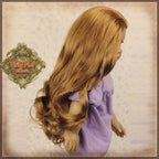 Wavy Brown Parting Wig for 18" Play Girl (AD0007F)