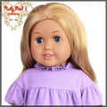 Wavy Frosted Blonde Parting Wig for 18" Girl (AD0007D)